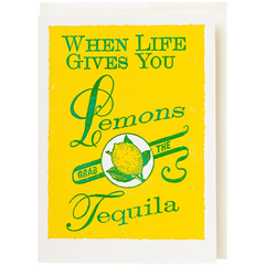 Archivist Čestitka Lemos and tequila