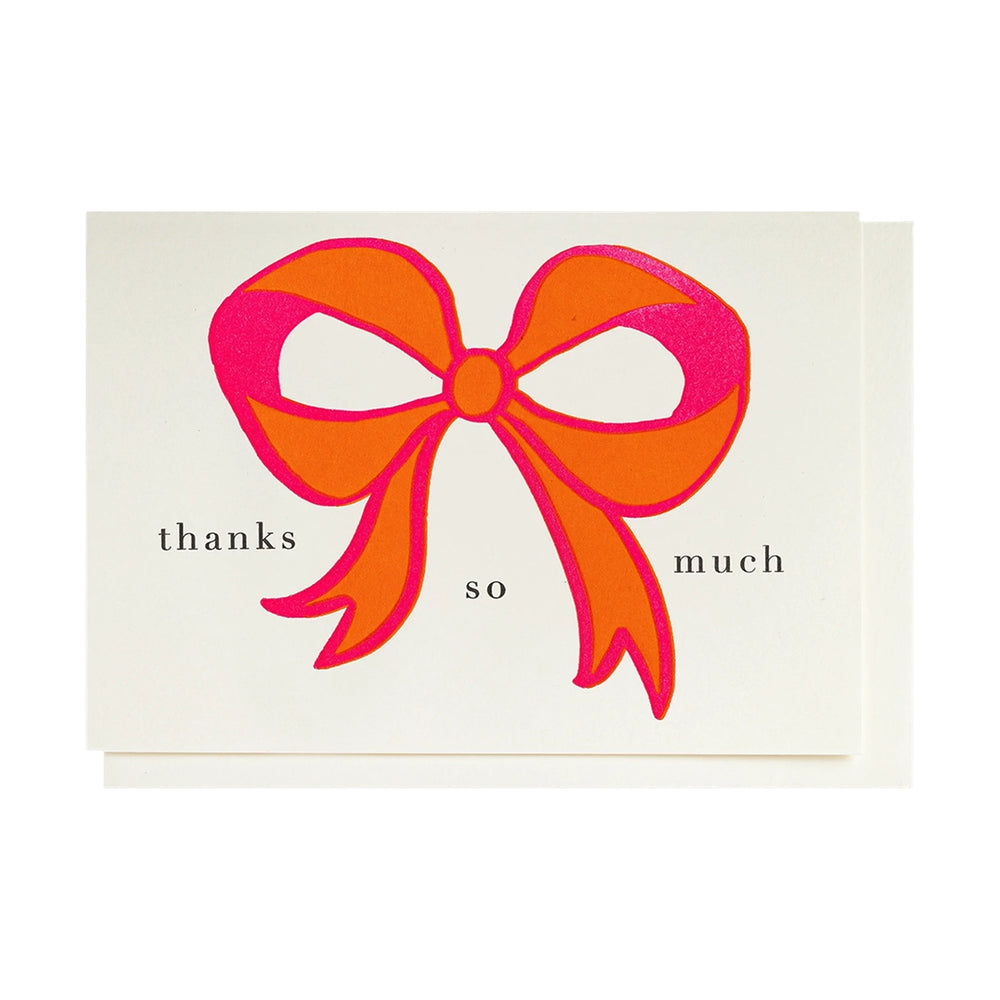 Archivist Čestitka Thank you Bow