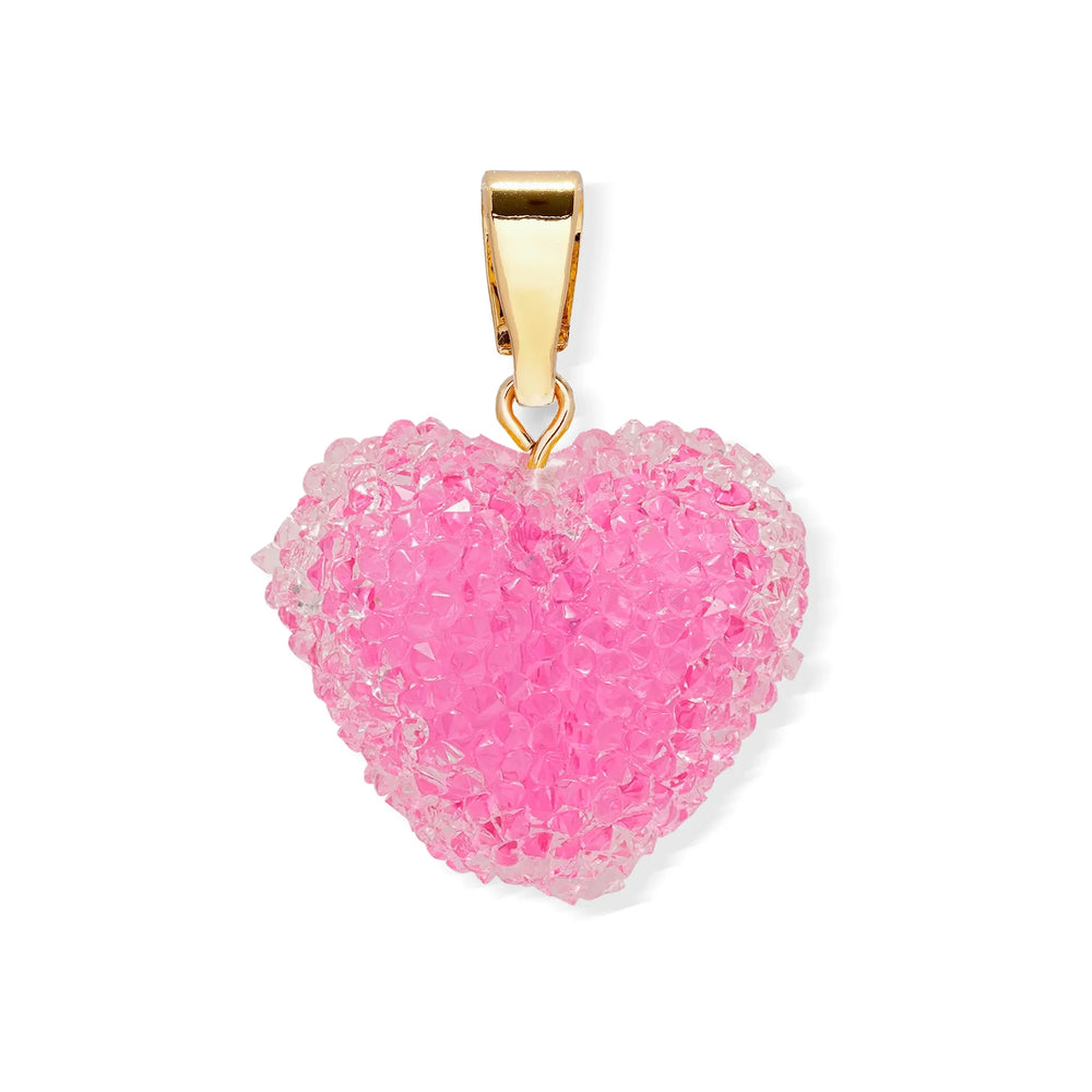 Crystal Haze Jelly Heart privjesak - Raspberry