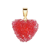 Crystal Haze Jelly Heart privjesak - Rouge