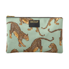Wouf Tanki neseser XL Emerald Leopard