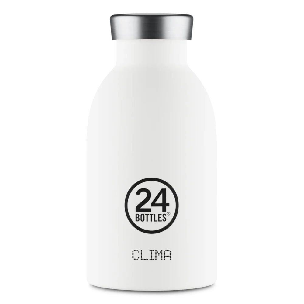 24Bottles Termos boca Clima - Ice White (330 ml)