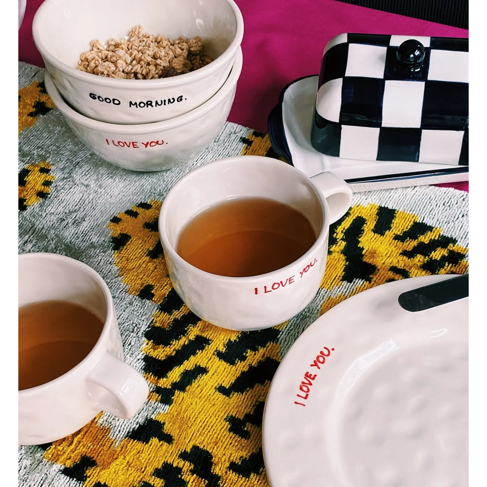 Anna + Nina Šalica za cappuccino - I Love You