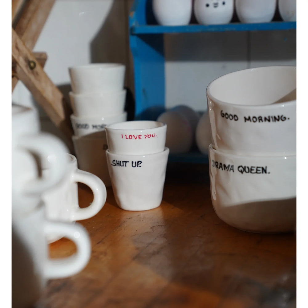 Anna + Nina Šalica za espresso - I Love You