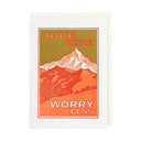 Archivist Čestitka Worry Less, Hike More