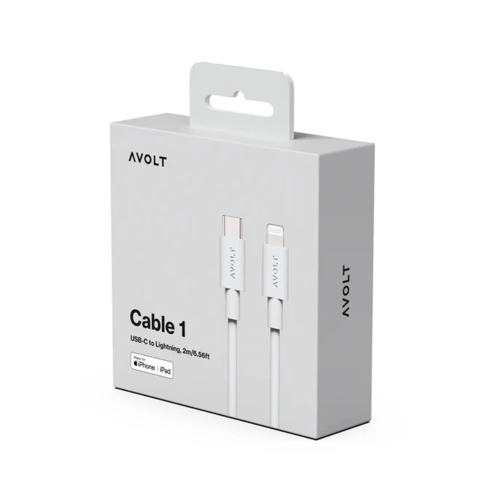 Avolt Kabel 1 - USB-C Gotland Grey - 2 m