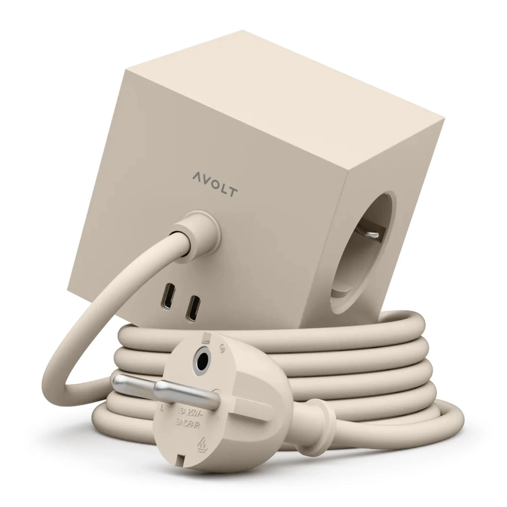 Avolt Square 1 Nomad Sand USB-C - 1,8 m