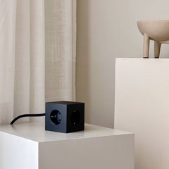 Avolt Square 1 Stockholm Black USB-C - 1,8 m