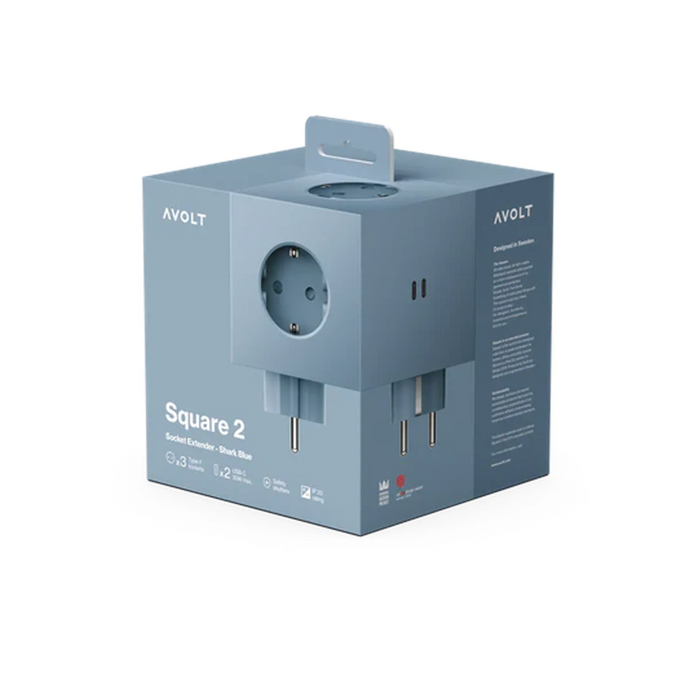 Avolt Square 2 Shark Blue USB-C
