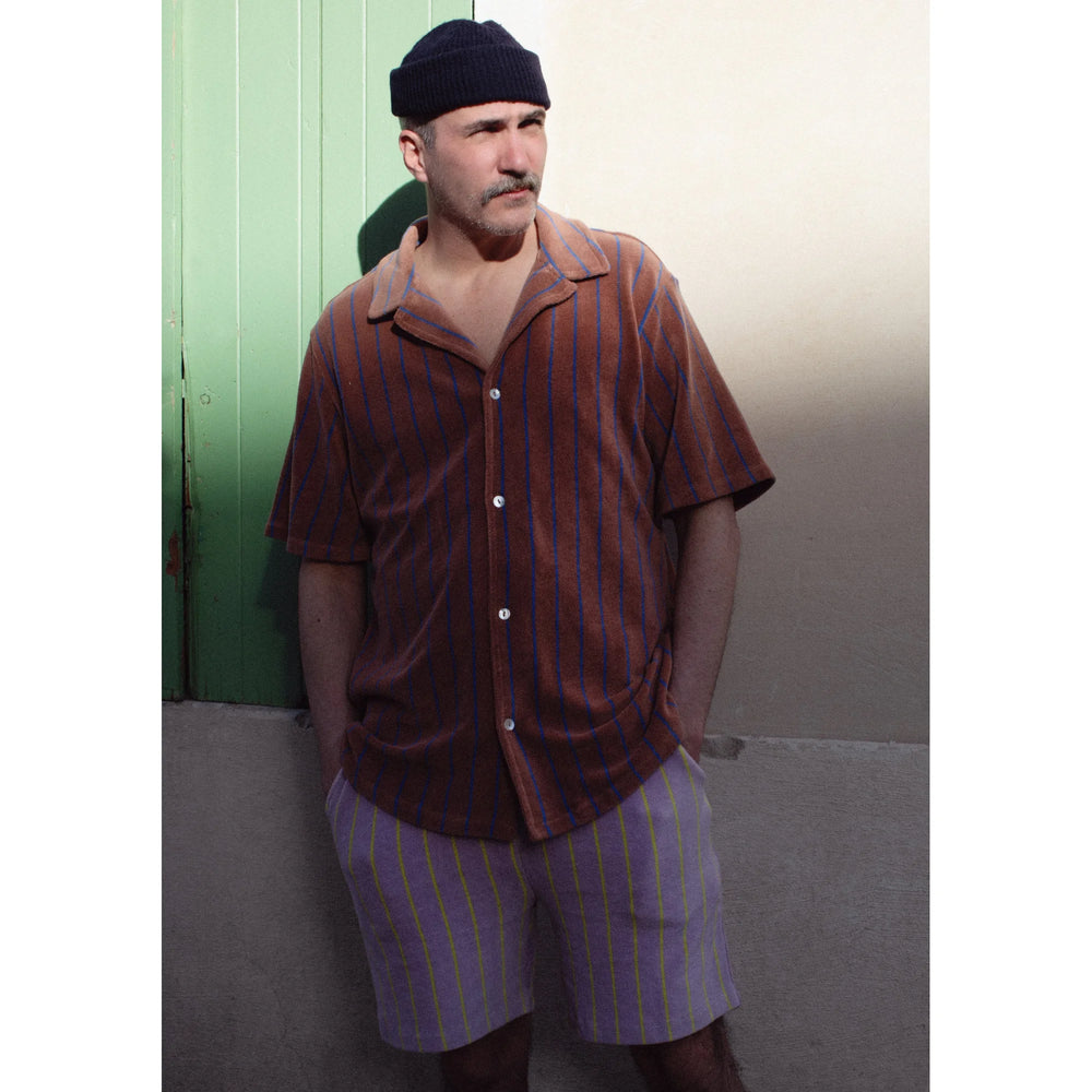 Bongusta Naram Košulja Camel & Ultramarine