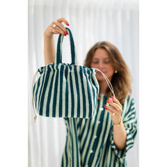 Bongusta Naram Mala Torba Sea Foam & Deep Teal