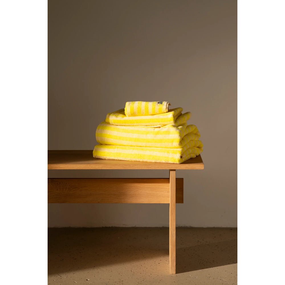 Bongusta Ručnik Pristine & Neon Yellow