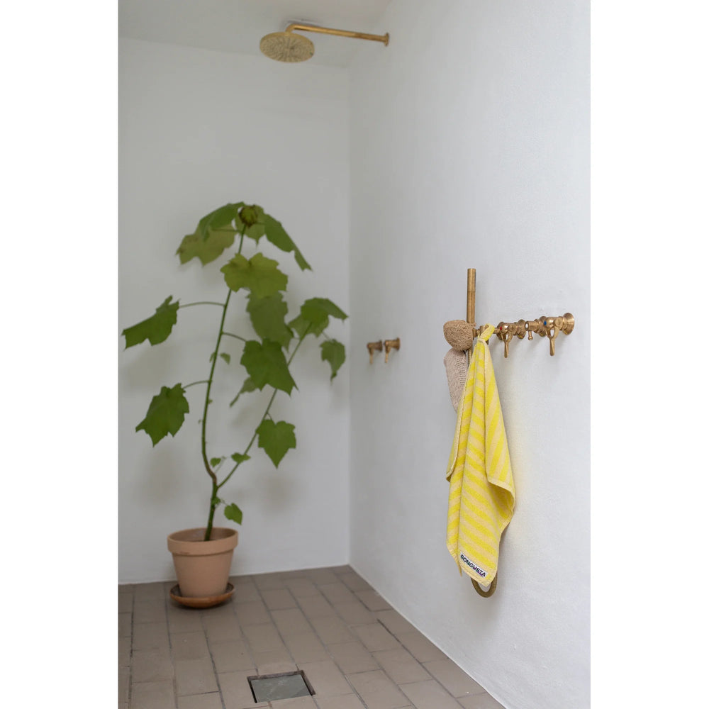 Bongusta Ručnik Pristine & Neon Yellow