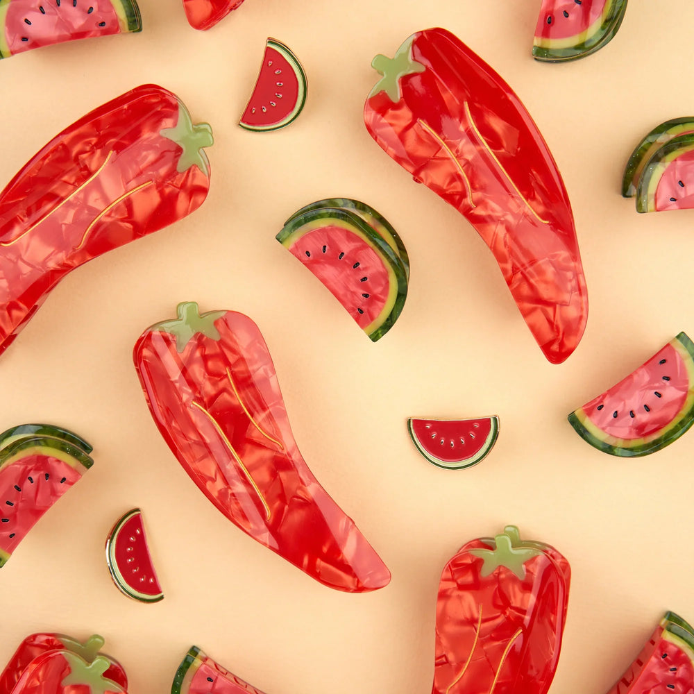 Coucou Suzette Kopča za kosu Chili Pepper