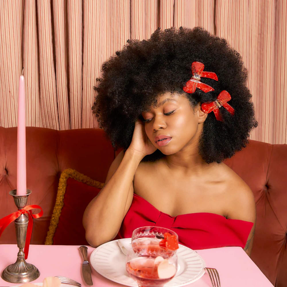 Coucou Suzette Kopča za kosu Red Bow