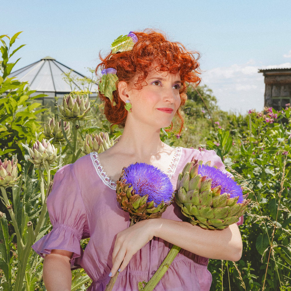 Coucou Suzette Naušnice Artichoke