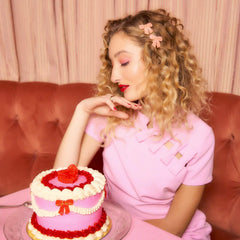 Coucou Suzette Španga za kosu Pink Bow