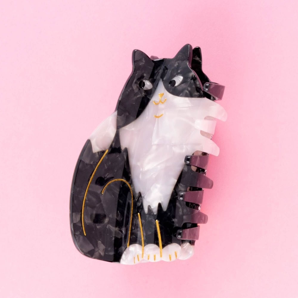 Coucou Suzette Kopča za kosu Black & White cat