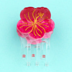 Coucou Suzette Mini kopča za kosu Hibiscus