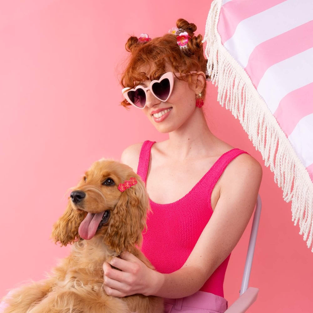 Coucou Suzette Mini kopča za kosu Hibiscus