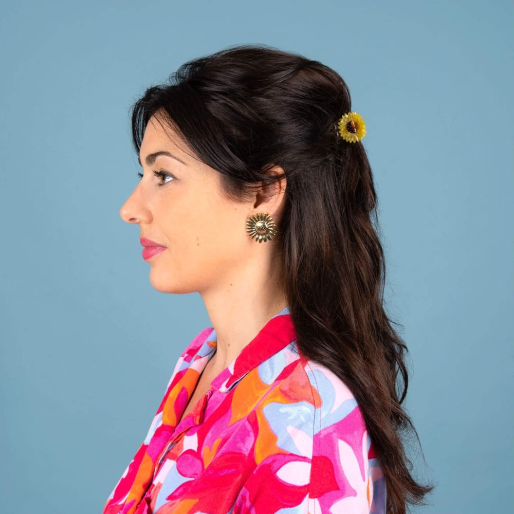 Coucou Suzette Mini kopča za kosu Sunflower