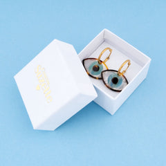 Coucou Suzette Naušnice Blue Eye