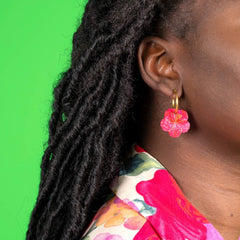 Coucou Suzette Naušnice Hibiscus