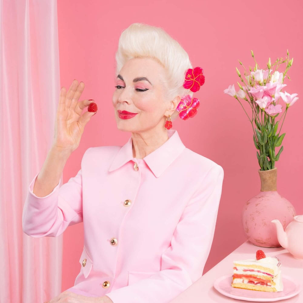 Coucou Suzette Naušnice Hibiscus