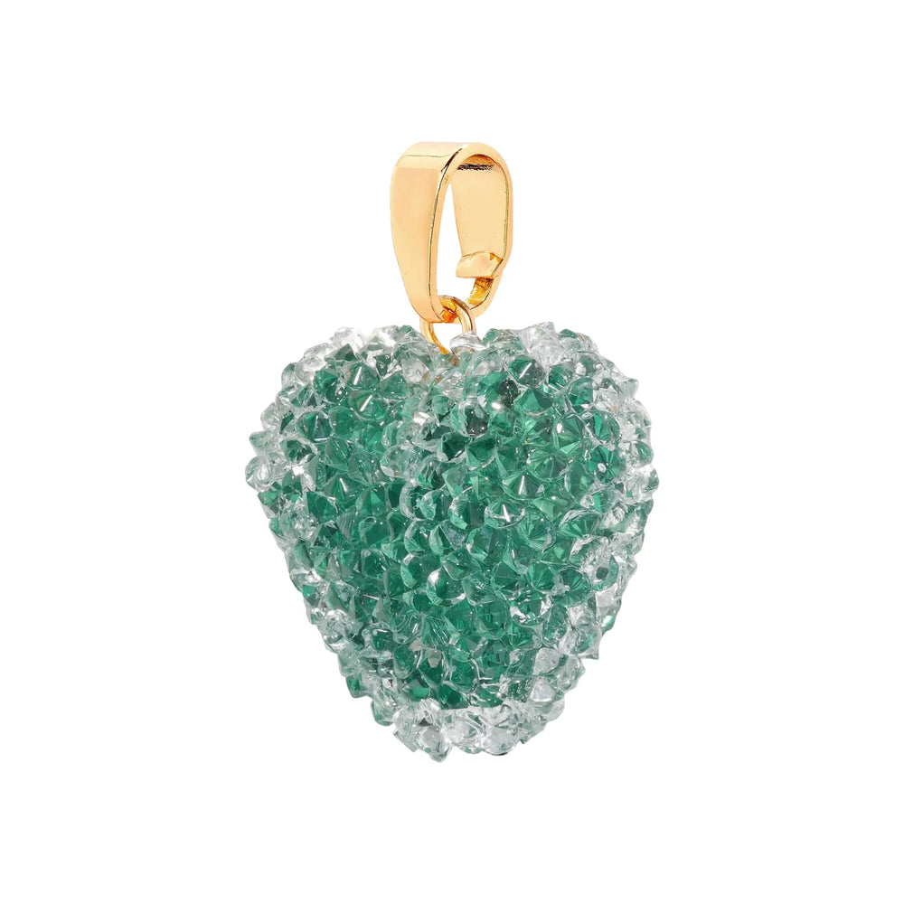 Crystal Haze Jelly Heart privjesak - Cactus