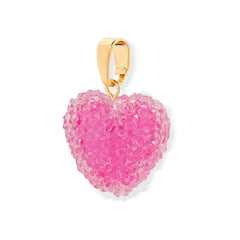 Crystal Haze Jelly Heart privjesak - Raspberry