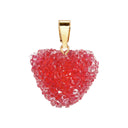 Crystal Haze Jelly Heart privjesak - Rouge