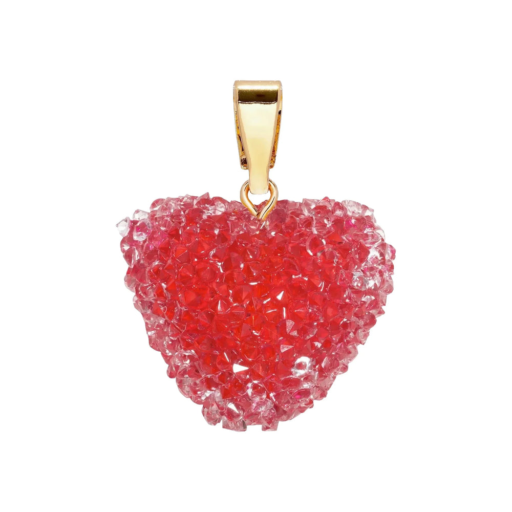 Crystal Haze Jelly Heart privjesak - Rouge
