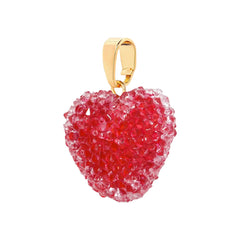 Crystal Haze Jelly Heart privjesak - Rouge