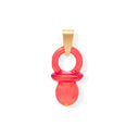 Crystal Haze Pacifier privjesak - Jelly Red