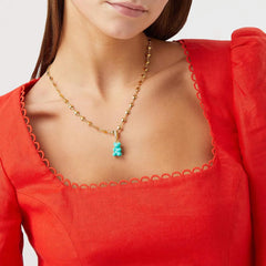 Crystal Haze Ogrlica Habibi - zlatna