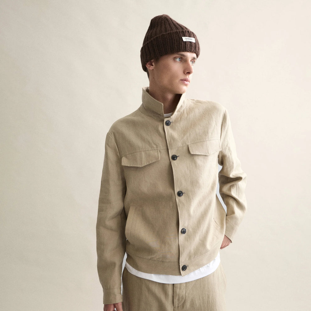 Le Bonnet Pletena kapa Gingerbread - 100% vuna