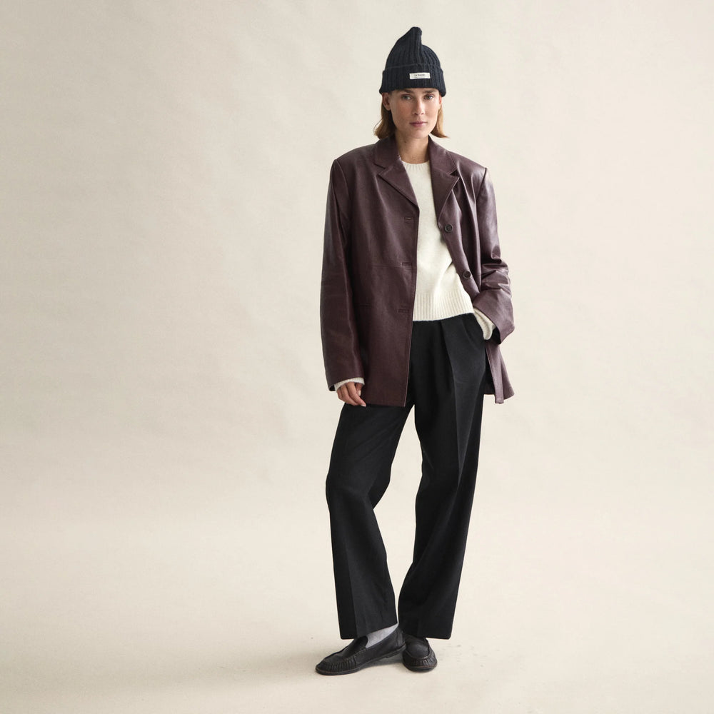 Le Bonnet Pletena kapa Onyx - 100% vuna