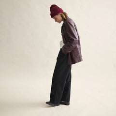 Le Bonnet Pletena kapa Wine - 100% vuna