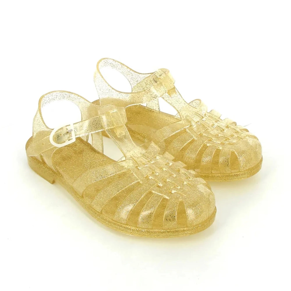 Meduse Jelly sandale za vodu - Gold Glitter