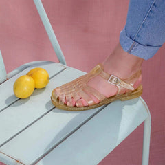 Meduse Jelly sandale za vodu - Gold Glitter