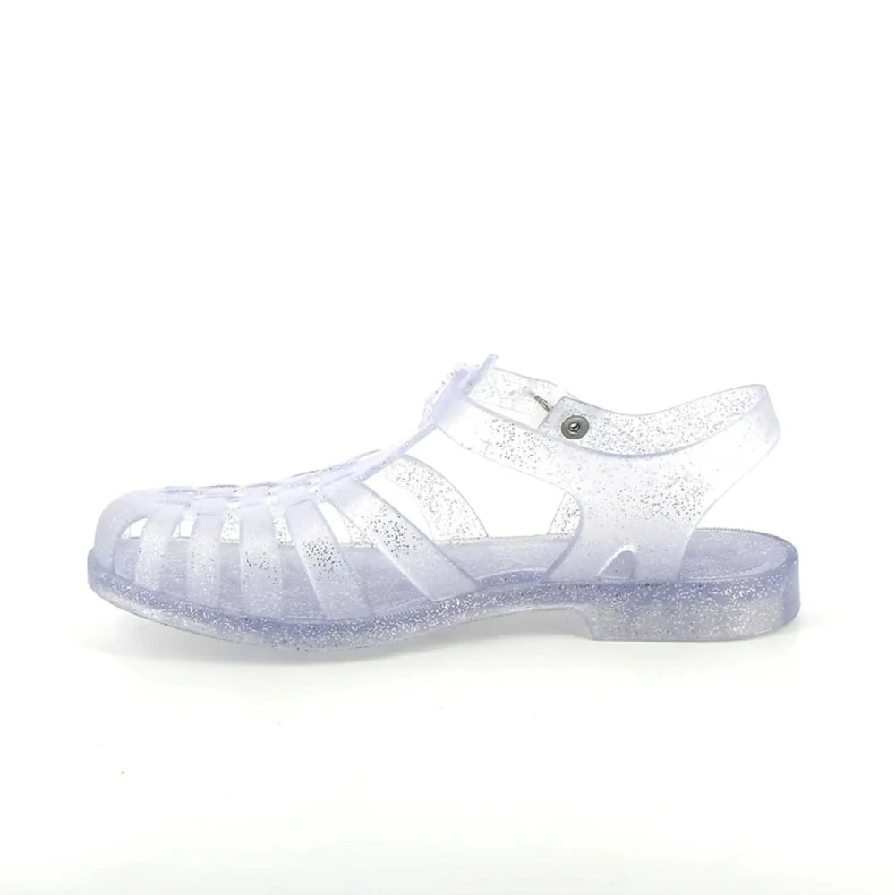 Meduse Jelly sandale za vodu - Silver Glitter Mat