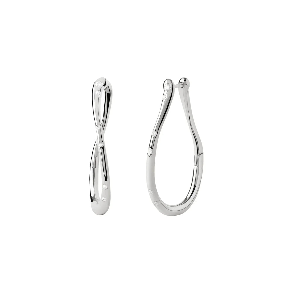 PDPAOLA Air naušnice - srebrne