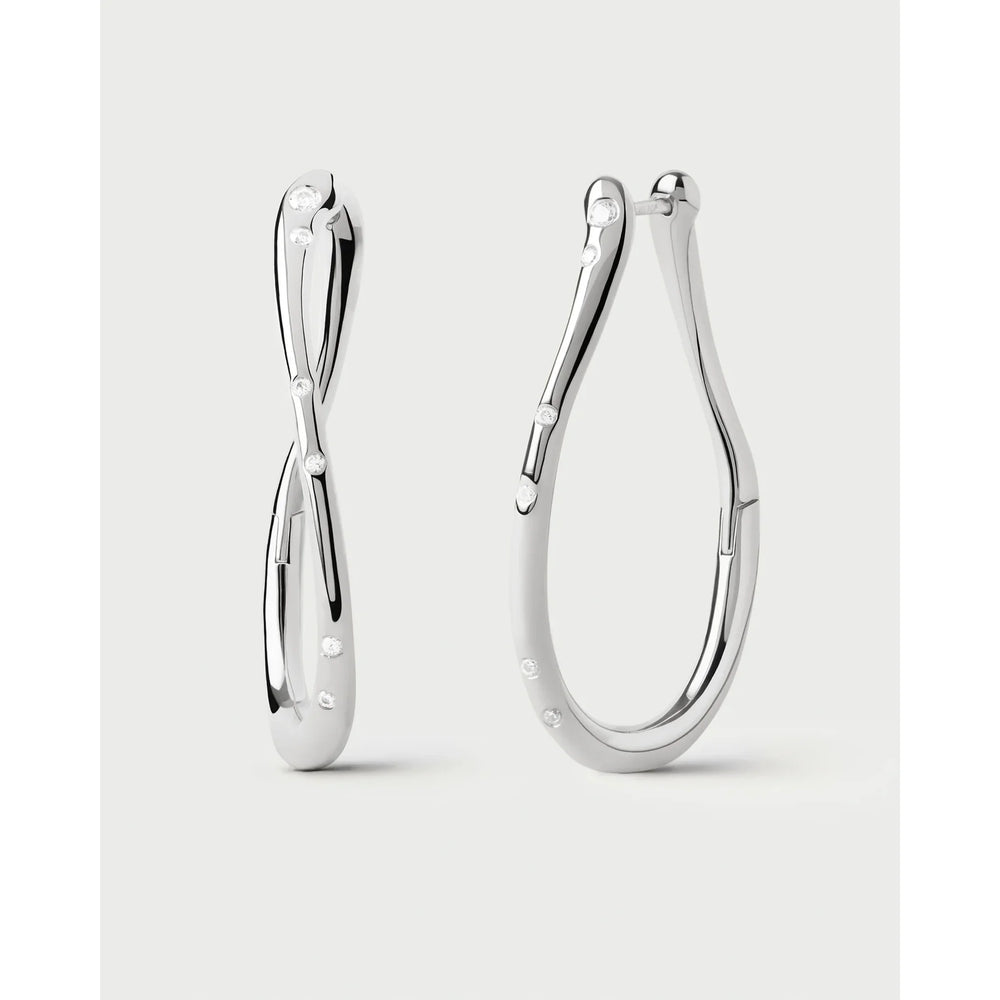 PDPAOLA Air naušnice - srebrne