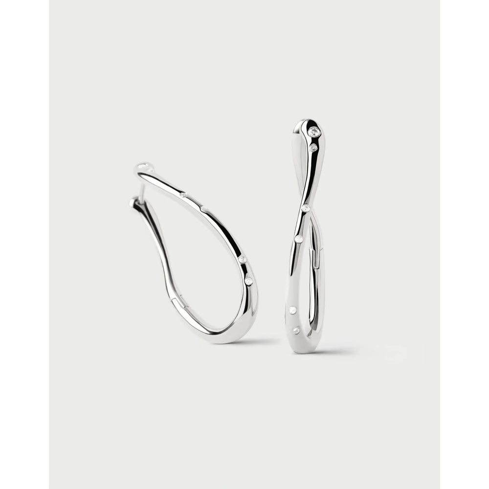 PDPAOLA Air naušnice - srebrne