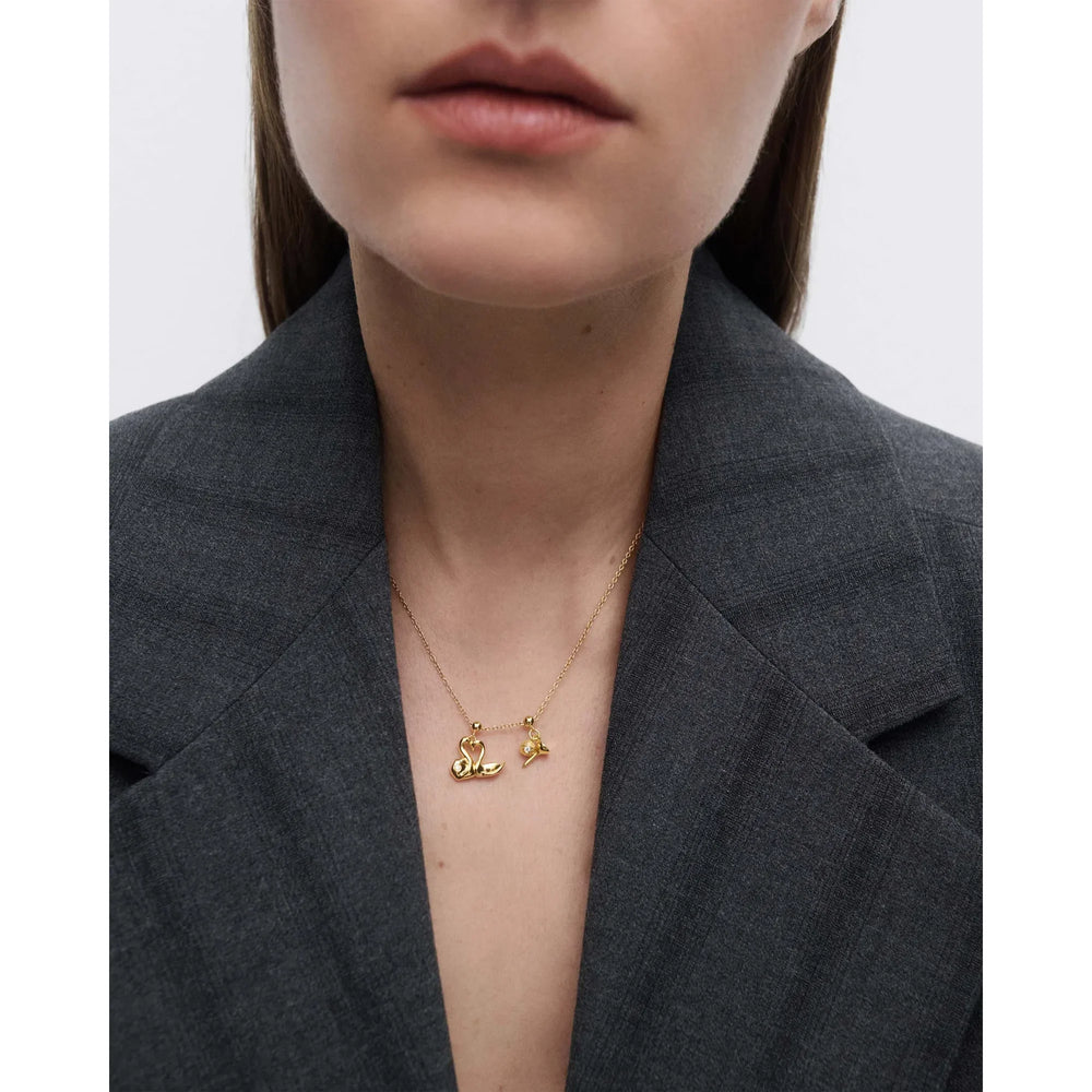 PDPAOLA Charm privjesak Love Swans