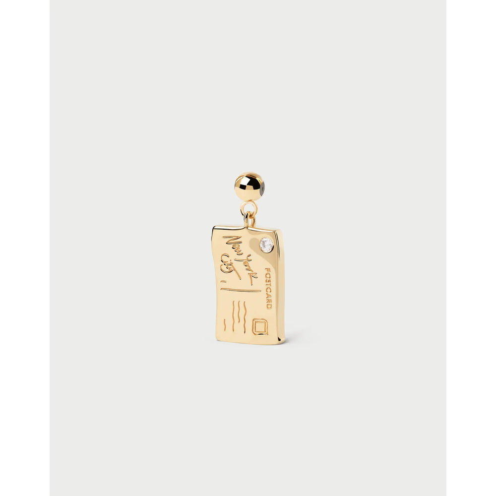 PDPAOLA Charm privjesak NYC Postcard