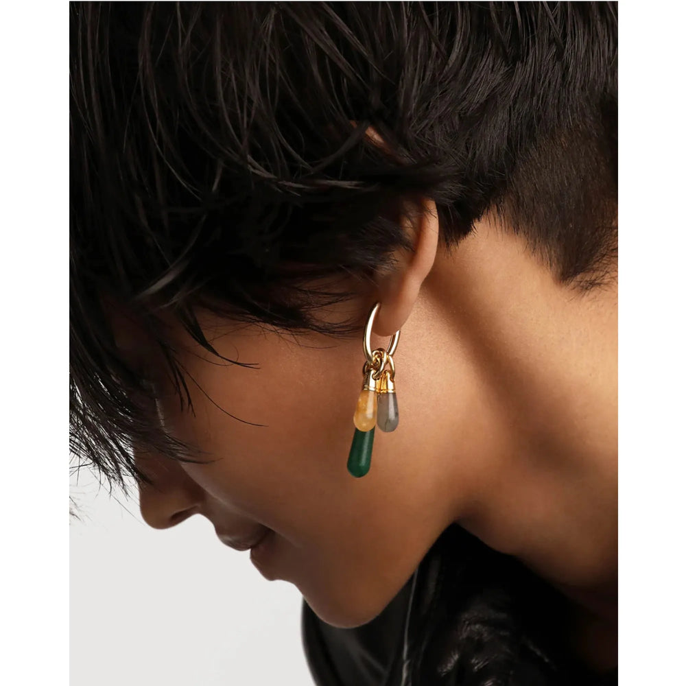 PDPAOLA Drop privjesak - Yellow Aventurine