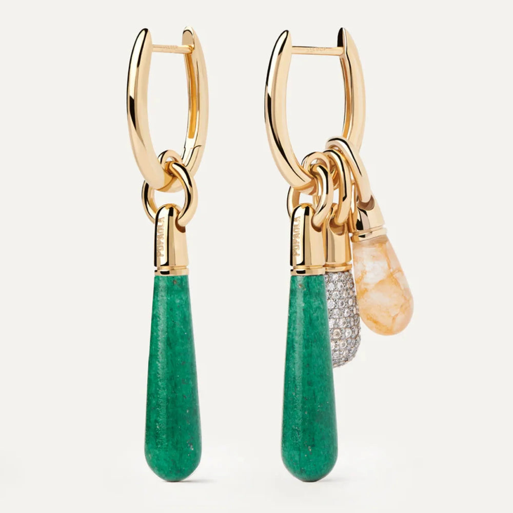 PDPAOLA Drop privjesak - Yellow Aventurine