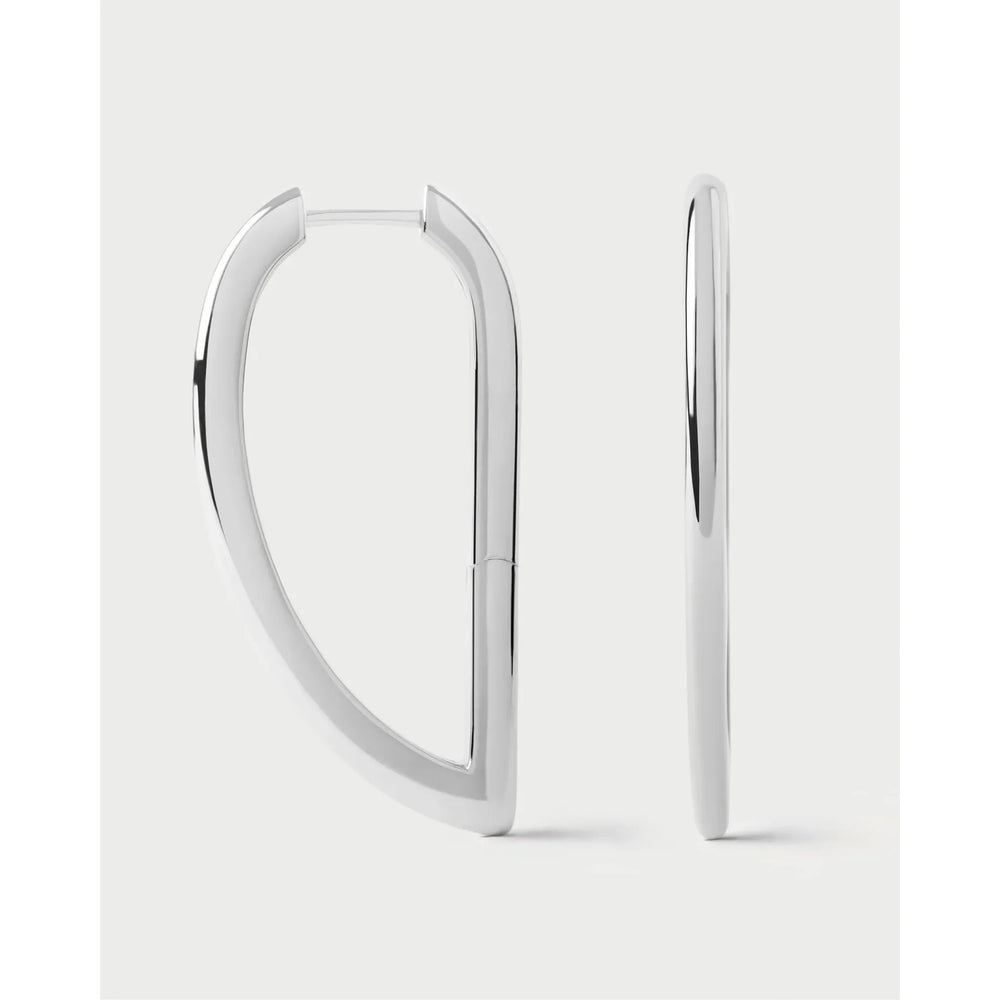 PDPAOLA Naušnice Vento - srebrne