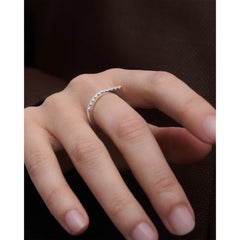 PDPAOLA Prsten Gloss - srebrni